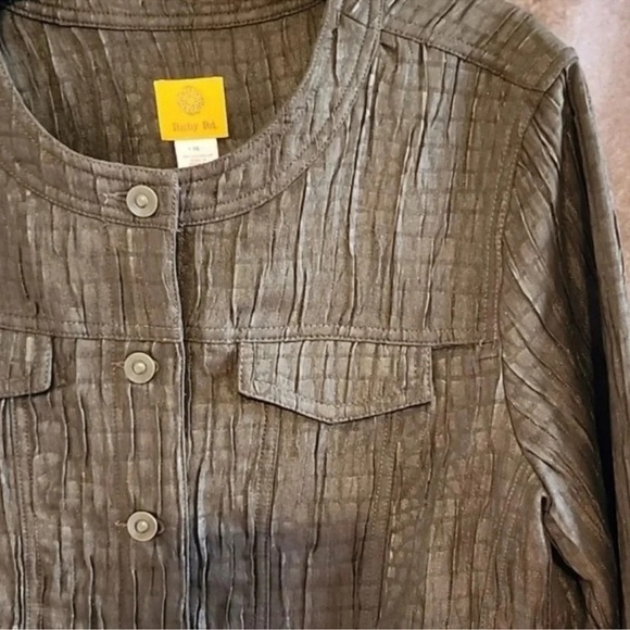 Ruby Rd NEW brown blazer jacket size16 Dillard's - Picture 2 of 4